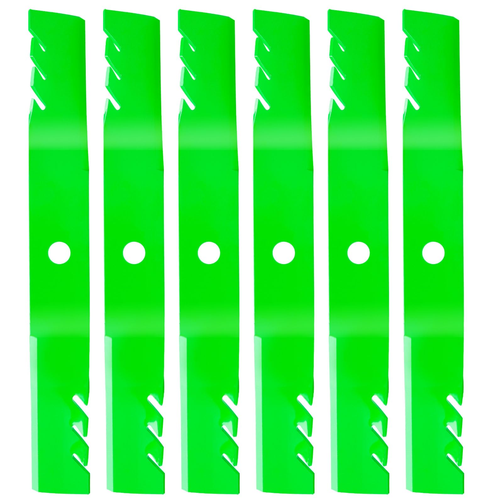 Paquete de 6 cuchillas para cortacésped John De ere TCU15881 M128485 M131958 M144196 M163983