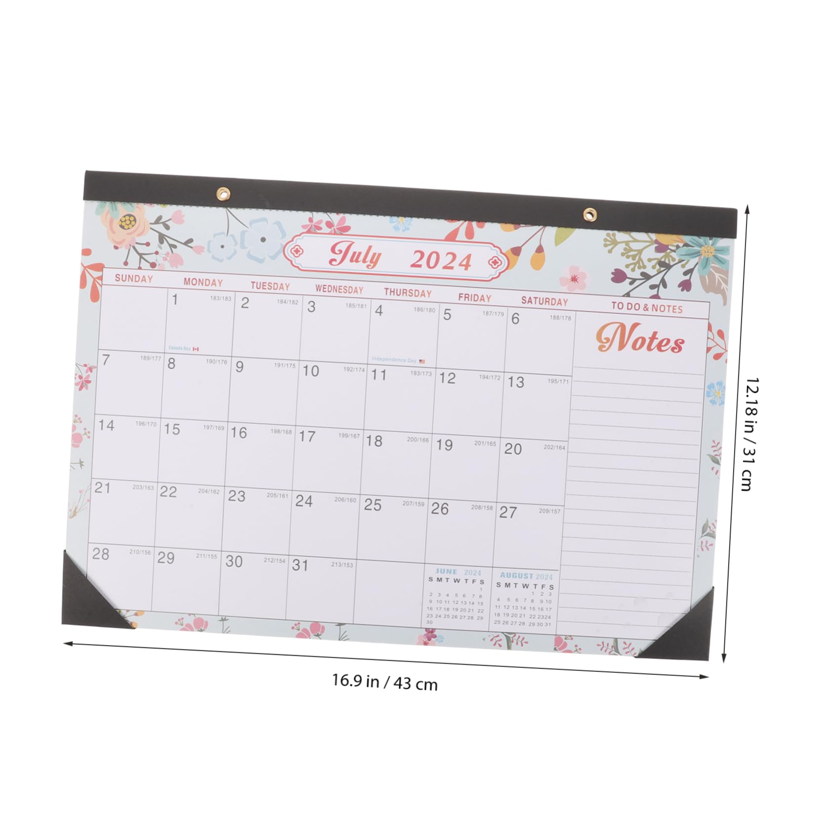 4 Piezas calendario de escritorio decoración de pared decoracion de pared planificador anual 18 calendario de mensual calendario colgante de oficina calendario impreso claro