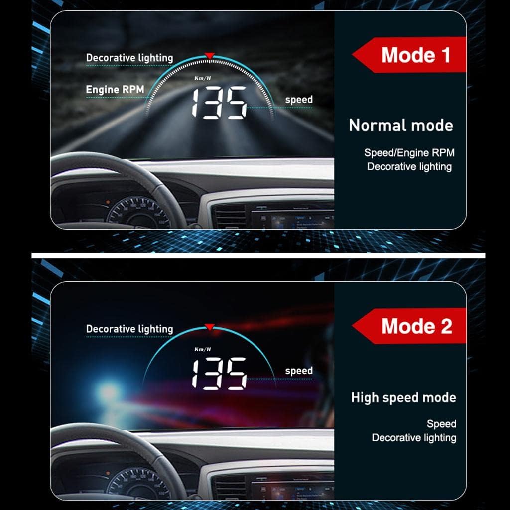 CALANDIS M8 Hud Head Up Hud Display Overspeed Warning Windshield Car Speed Projector