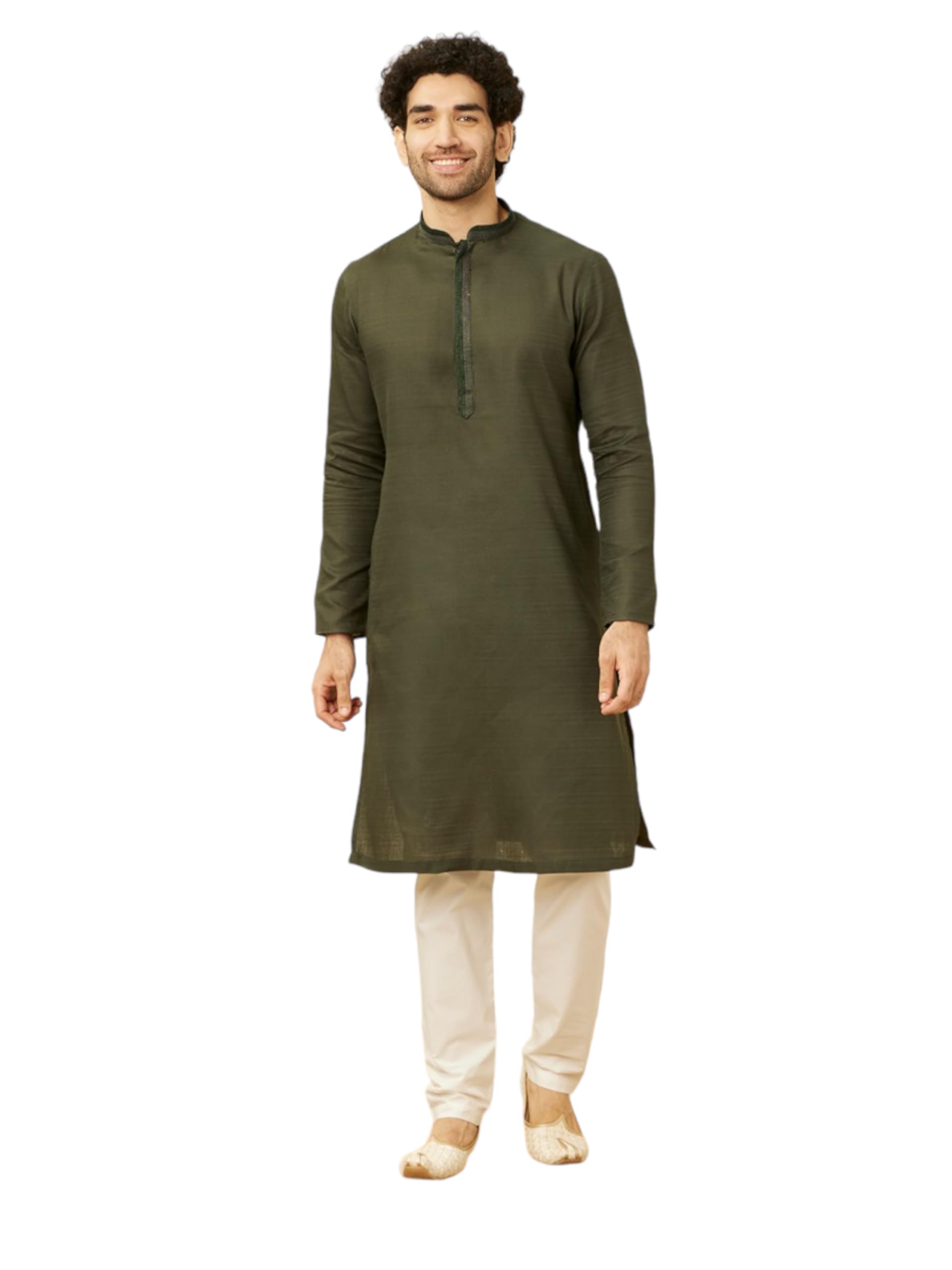 Men's Mens Cotton Kurta Pajama Set-image-30