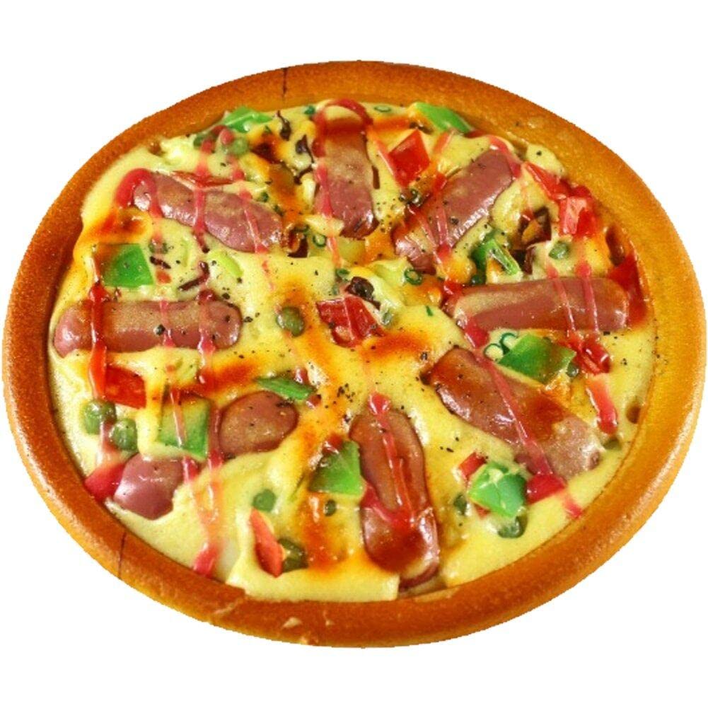 Danlai Artificial Pizza Fake Simulation Realistic Food Pizza Bread Model for Home Kitchen Party Decoration Display Props