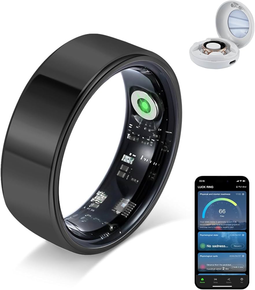 Amazon.co.jp: OKUYOSHI スマートリング ワイヤレス充電 健康管理
