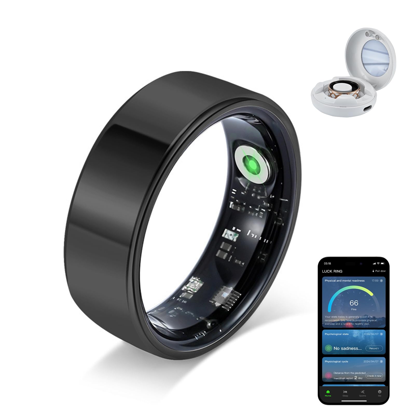 健康管理・計測計 Kiki Amazon.co.jp: OKUYOSHI スマートリング ワイヤレス充電 健康