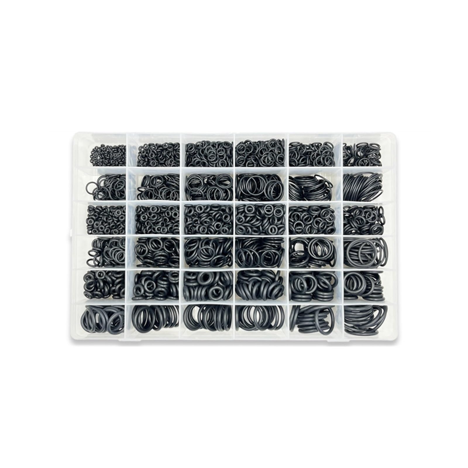 Junta tórica de nitrilo negro, arandela de goma, junta tórica NBR, junta de sellado, grifo de plomería for automóvil, reparación de agua, aceite resistente(2700pcs 1set)