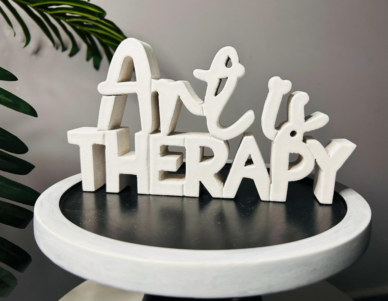 Decorous Shoppee Showpiece for Center Table Art is Therapy Gift Item for Friend & Family Member || Study Table Book Shelf || Home Decor Items || Corporate Gifts, Inspiring Table Decor Gift