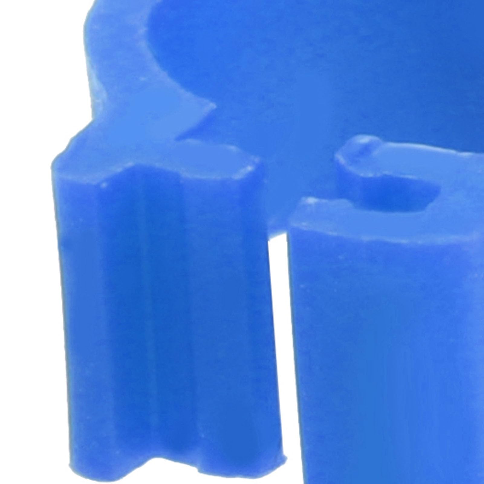 Plástico Anillos de Bandas de Paloma 8mm 100PCS Numerados 001-100 Azul