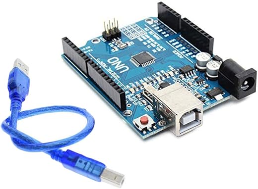 RoboCraze UNO R3 SMD Board compatible with Arduino | Development Board with USB cable