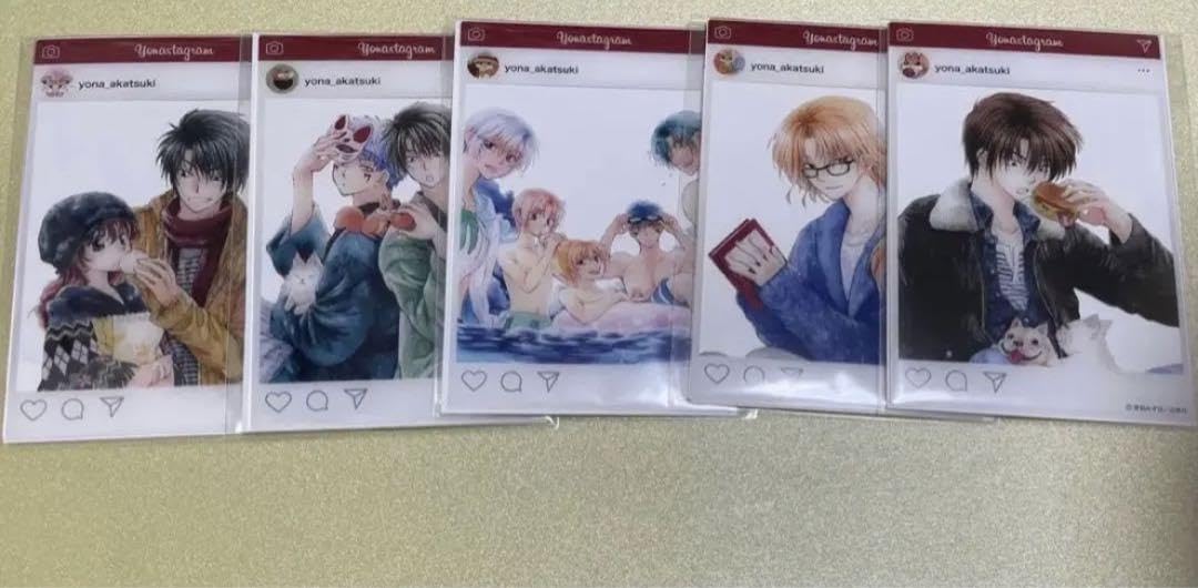 Amazon.co.jp: 暁のヨナ 原画展 sns風カード : 文房具・オフィス用品