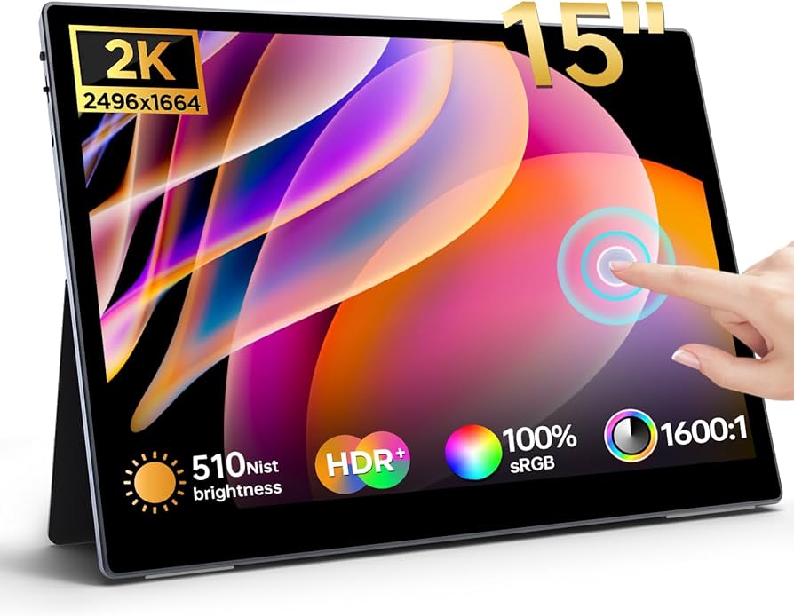 モバイルモニター 15インチ 3:2画面比 ポータブルモニター IPSパネル Amazon.co.jp: HAILESI モバイルモニター 15インチ 2496*1664 3:2画面