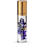 Blossom Roll on Lip Gloss, Scented Clear High Shine Moisturizing Lip Oil, Non Sticky, Infused with Real Flowers, Made in USA, 0.2oz, Raspberry Hemp