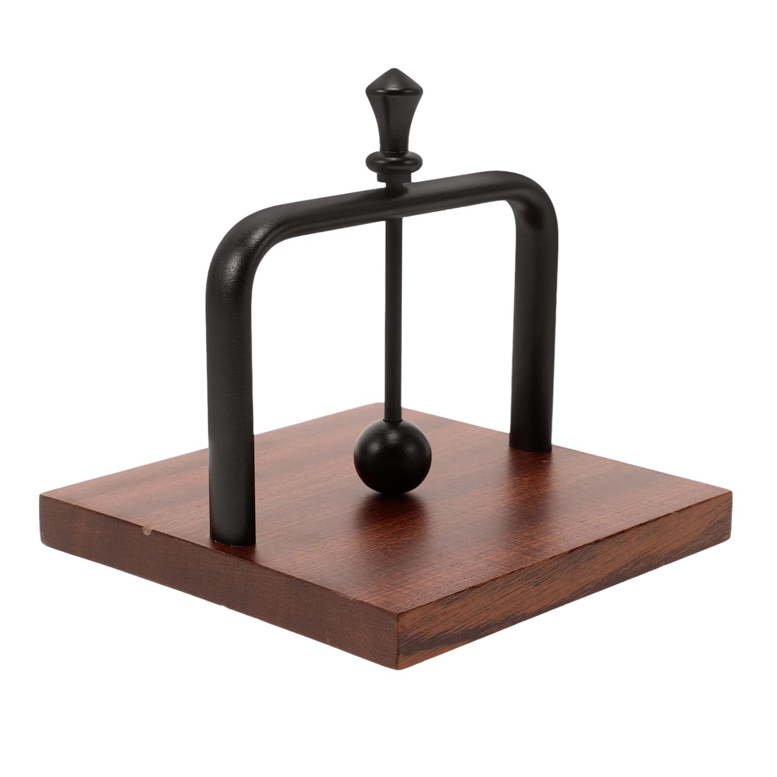 LIFKOME Servilletero Vertical Diseño Creativo de Madera y Aluminio para Mesa, Soporte Resistente y Elegante Negro para Servilletas en Cocina y Hostelería