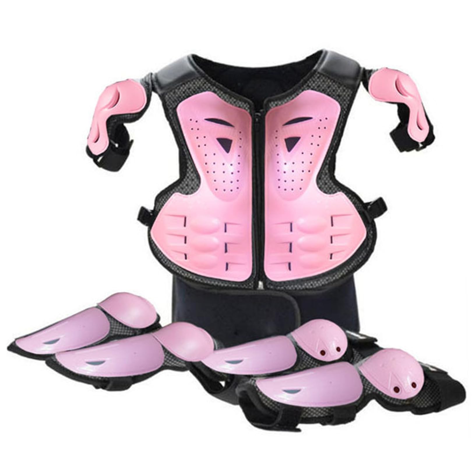 Kids Motorcycle Gear Safe Body Armour with Knee & Elbow Pad Kids Protective Gear Set for Boys Girls Style-2