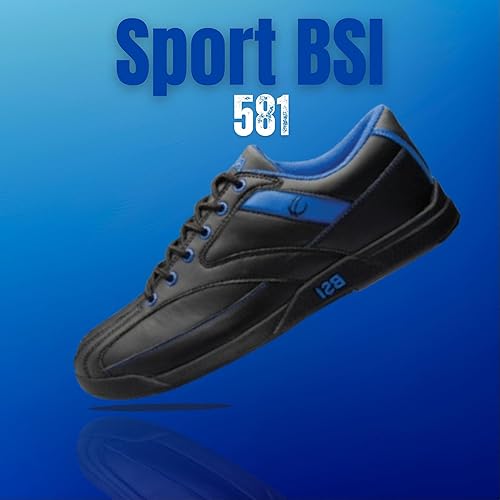 Miniatura 6 de BSI Mens Sport Shoe - Lightweight Leather Bowling Shoes with Smooth Slide Sole for Men