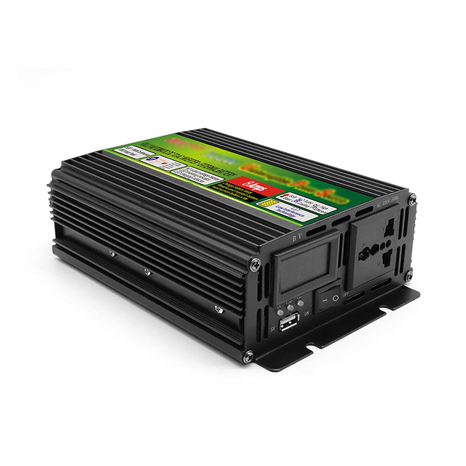Buy 500W Power Inverter, 12VDC To 220AC Inverter with Charging UPS