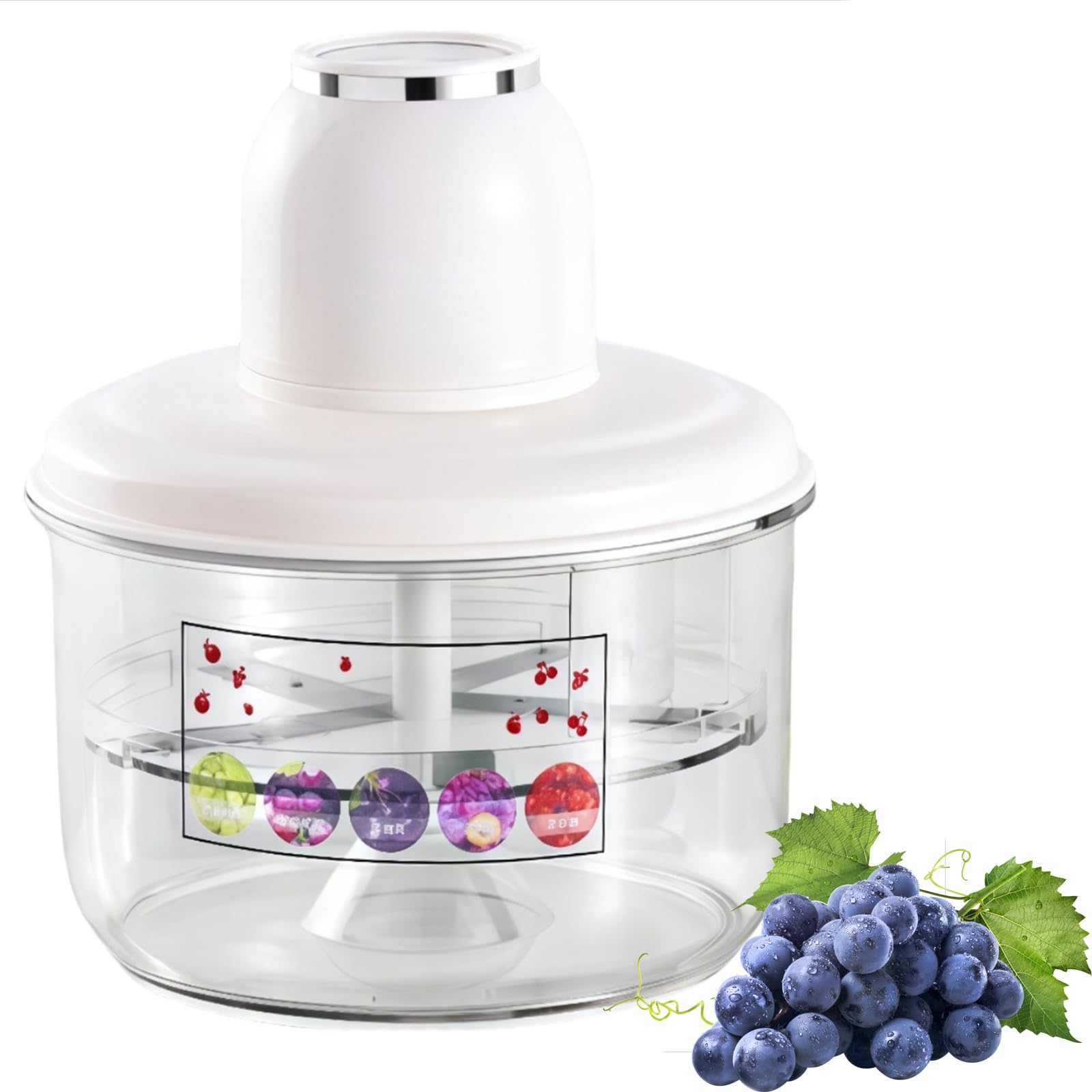 Pelador eléctrico de frutas automático en 25 segundos con 5 cuchillas de recambio