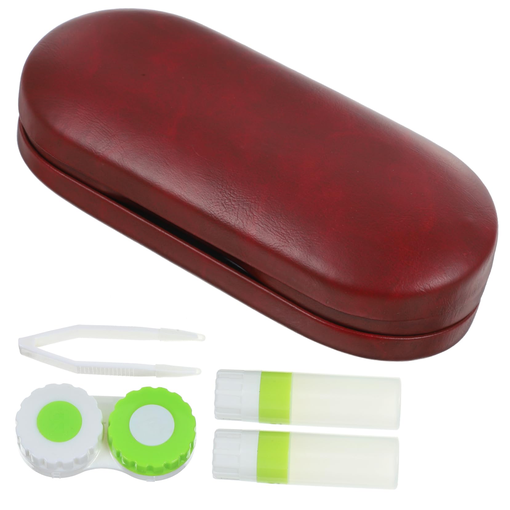 PACKOVE 5juegos Estuche De Gafas Profesional y Estuche De Diseño Portátil De Doble para y Elegante