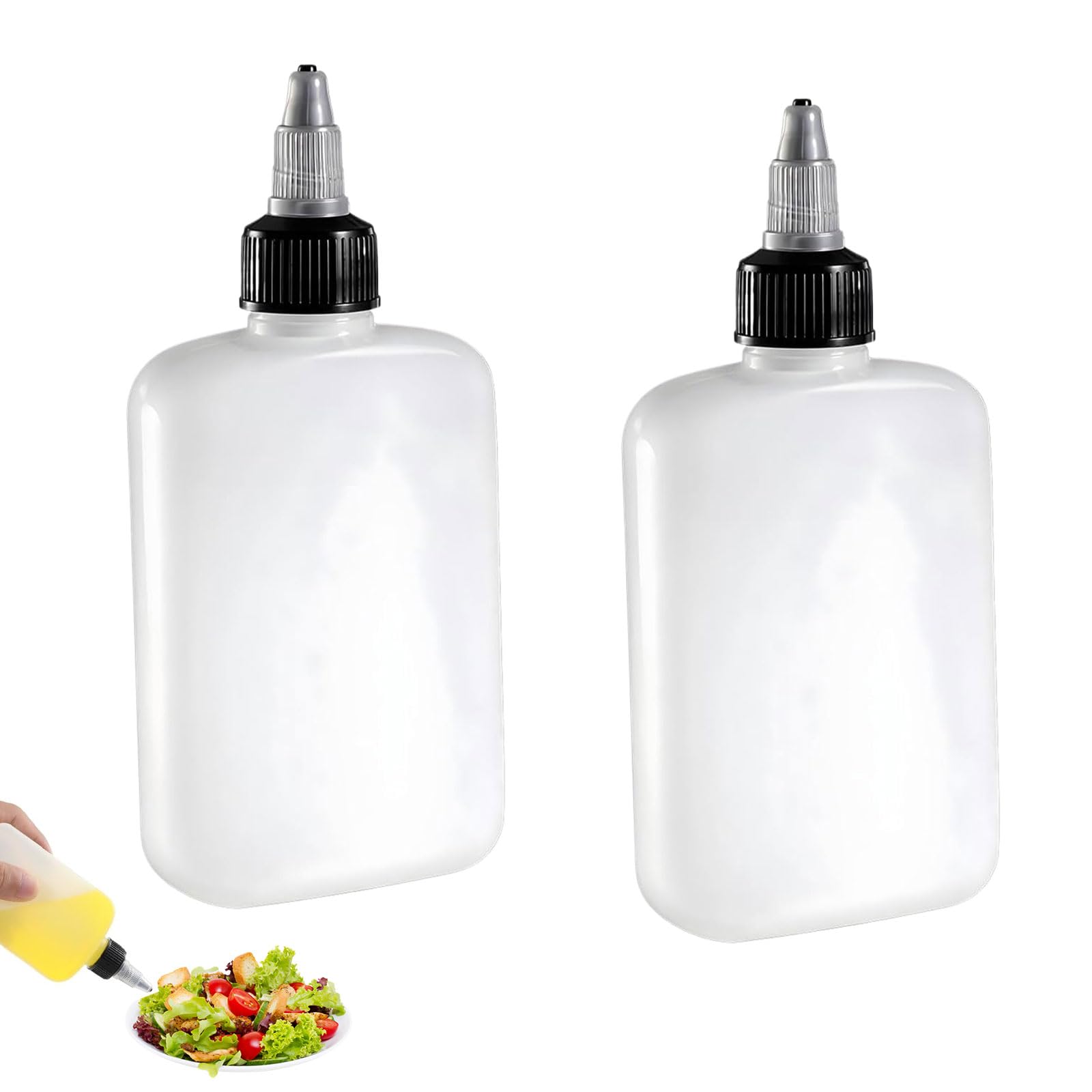 2 Kleine Ölflasche Plastik,Quetschflasche,Dosierflasche,Gewürze Camping,Oil Dispenser,Ölflasche Ölspender Mit Kappen,100 Ml Mini-Quetschflaschen Für Camping,Squeeze Flaschen Für Öl,Soja,Sauce,Essig Küche, Haushalt & Wohnen