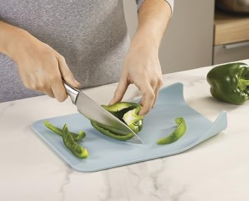 Joseph Joseph 60122 Nest Chop 3’Lü Kesme Tahtası Seti, Plastik, 5,7 X 25,5 X 34,3 Cm