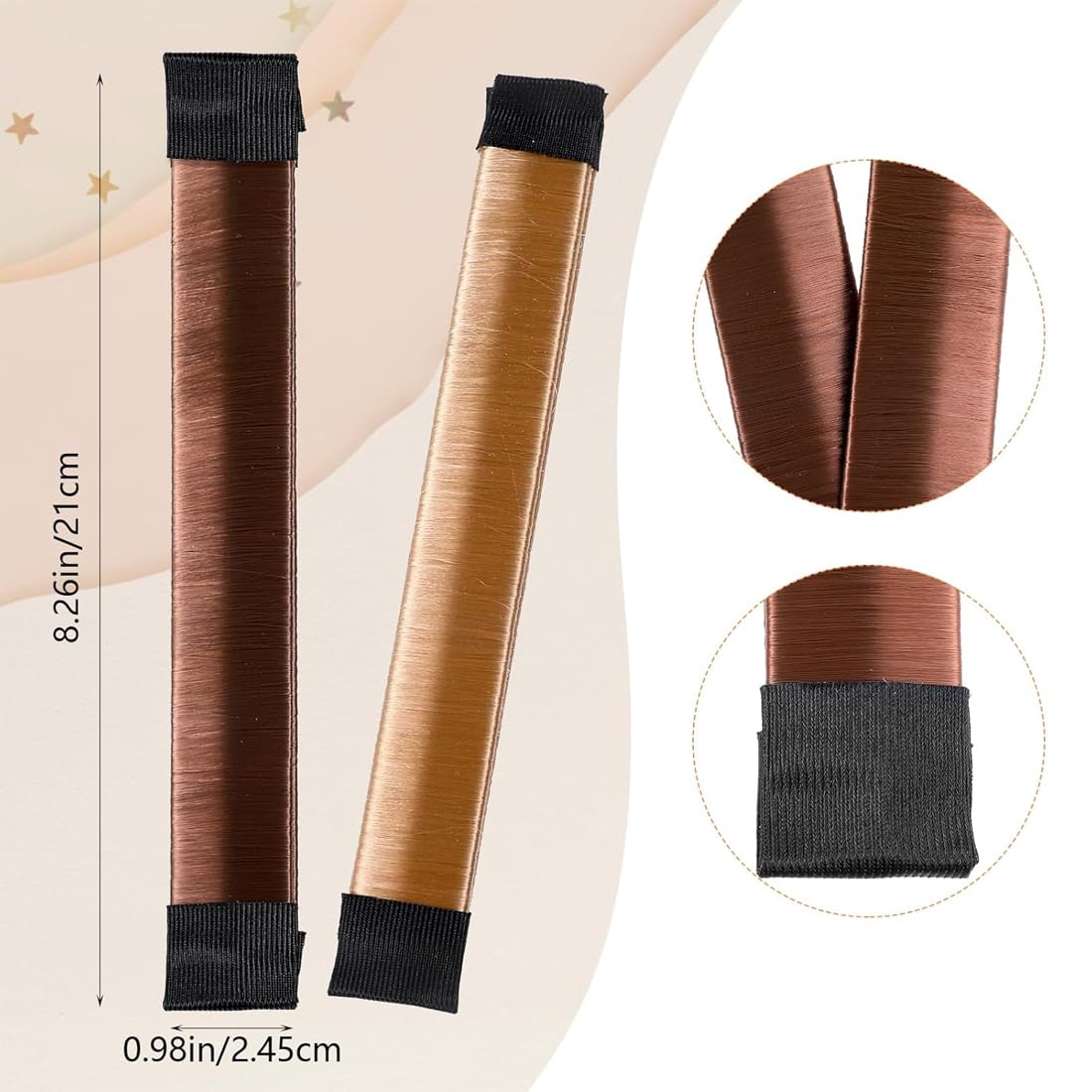 3 Pezzi Chignon per Ciambella,Chignon Facile Per Capelli Chignon Bun Maker, Fashion Hair Styling Clip Hairstyle DIY Tool per Ragazza Donne