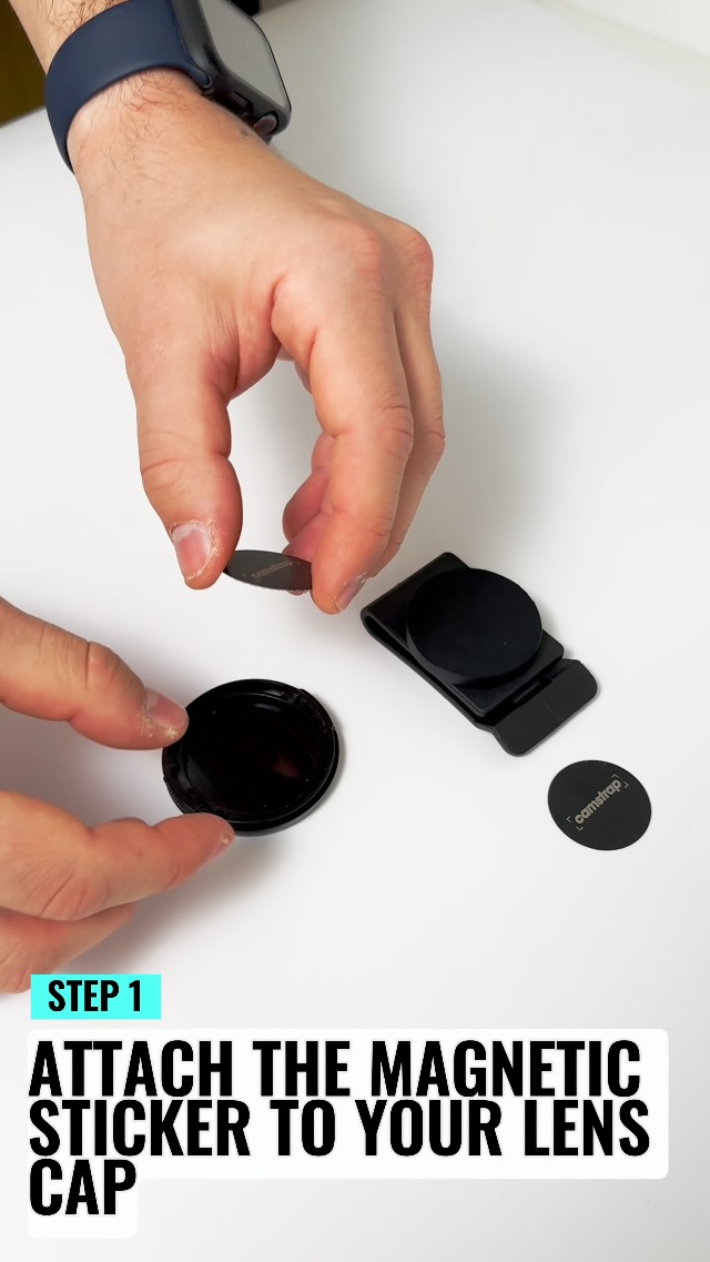 Clip Magnetica Per Copriobiettivo Fotocamera | Brevettata | Universale Per Nikon, Canon, Sony - Foto 11