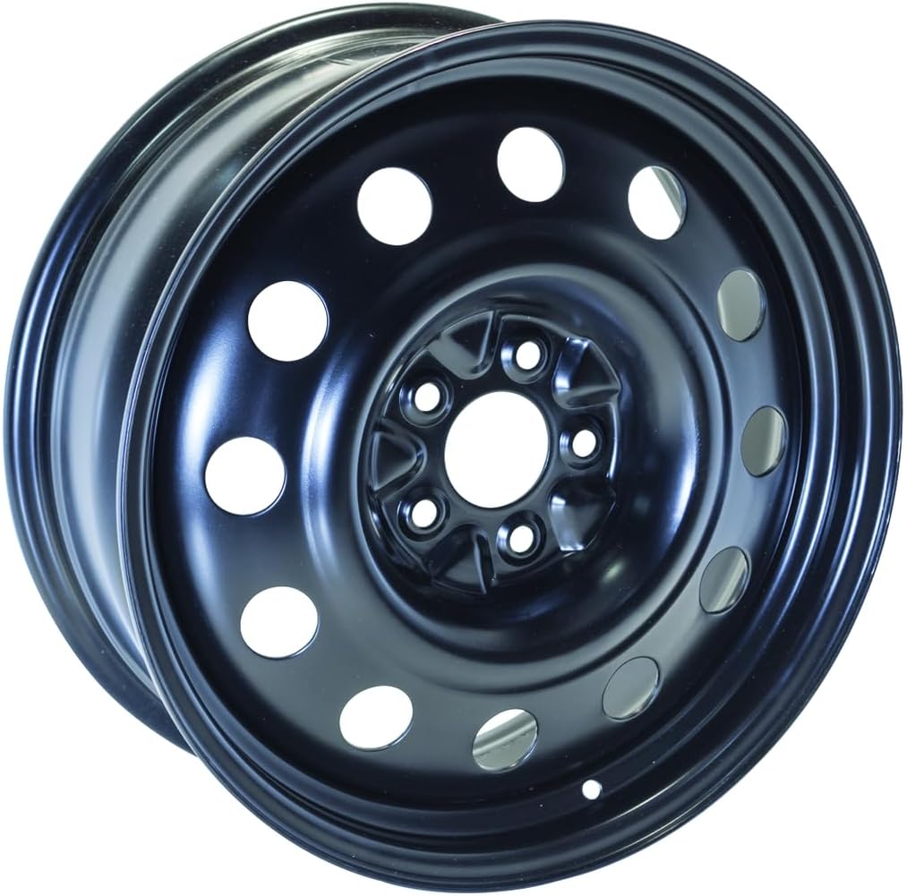 18 inch Custom Wheel 18x7- Black Standard Steel Rim ST Bolt- Pattern 5x114.3 mm Offset 40 mm