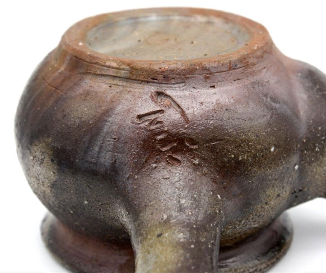 B柴岡信義 備前市無形文化財 備前焼 窯変 共箱 共布 栞 面取 宝瓶 茶器 Amazon | 備前市無形文化財 柴岡信義 備前焼 登窯 急須 在銘 茶道具
