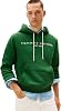 Tommy Hilfiger Sudadera con capucha de forro polar con logo bordado para hombre, DpEvergreen, XL 3