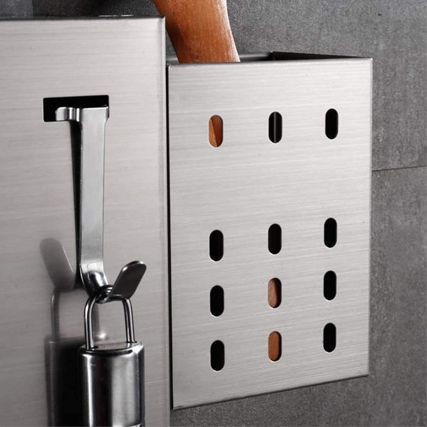 Knife Block Storage Stand Kitchen,Only Selling Cutter Holder,Utensils Chopsticks and Fork Rack Stainless Steel Accessories Tool