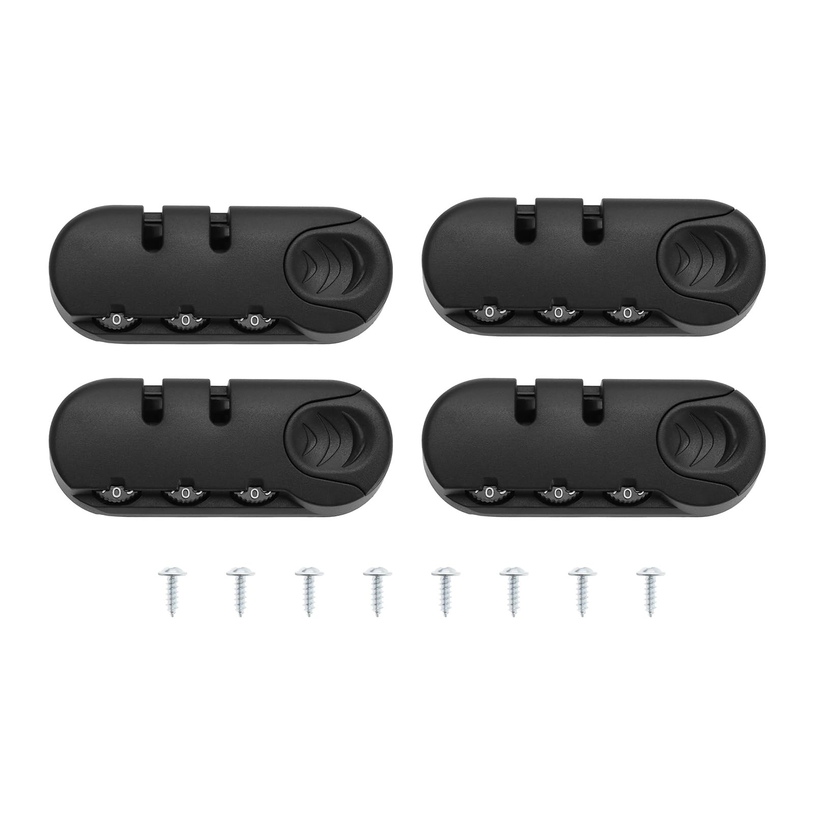 LT Easiyl 4PCS Luggage Password Lock 3 Digits Password Code