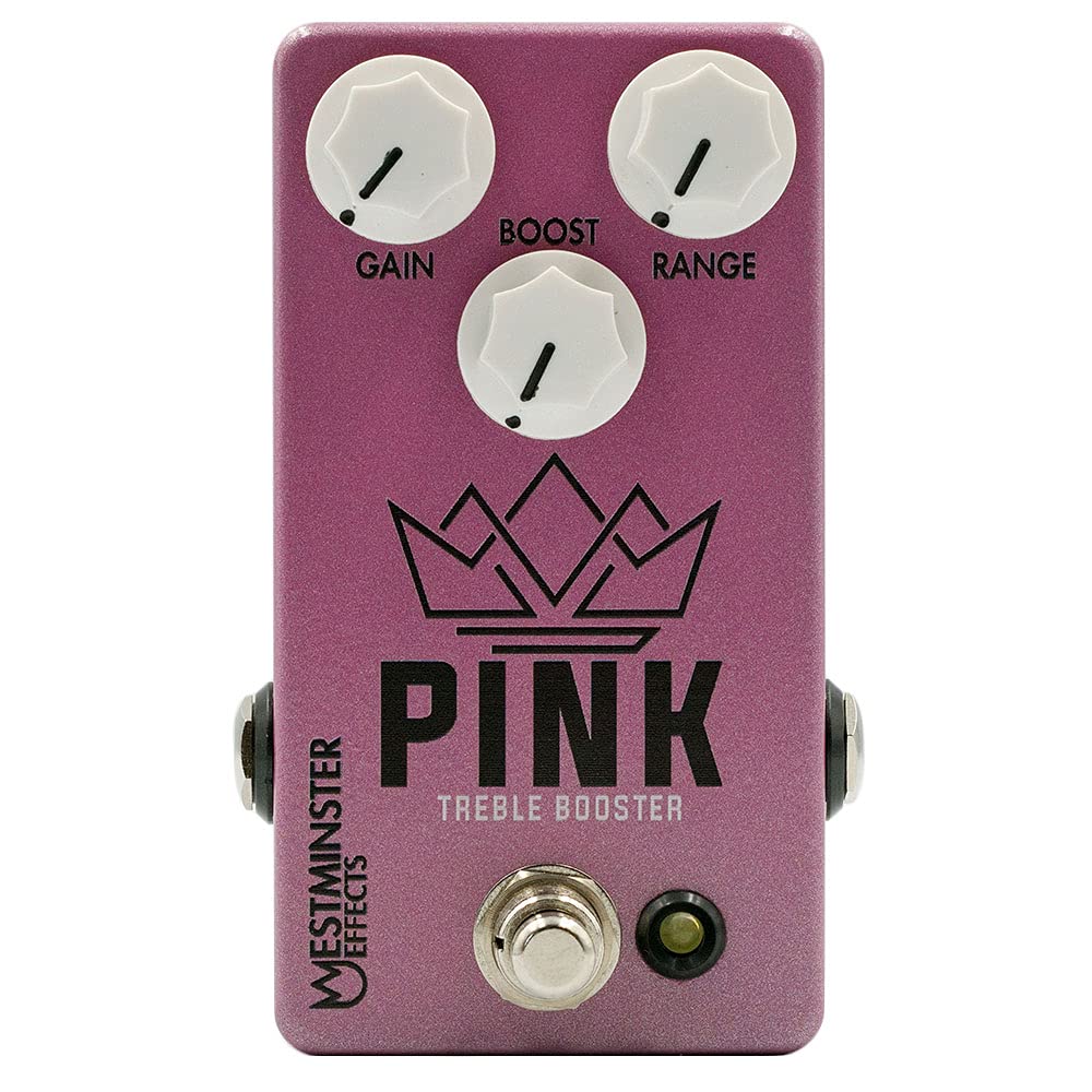 westminster effects PINK トレブルブースター Amazon | Westminster Effects(ウェストミンスターエフェクツ) WE-PTB