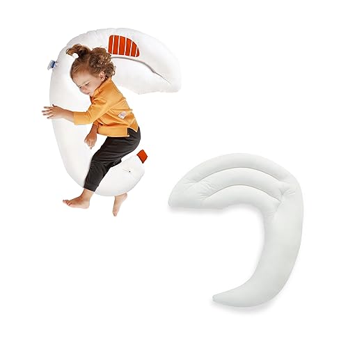 Choc chick 2-Pack Toddler Body Pillow Set, Swan and Moon