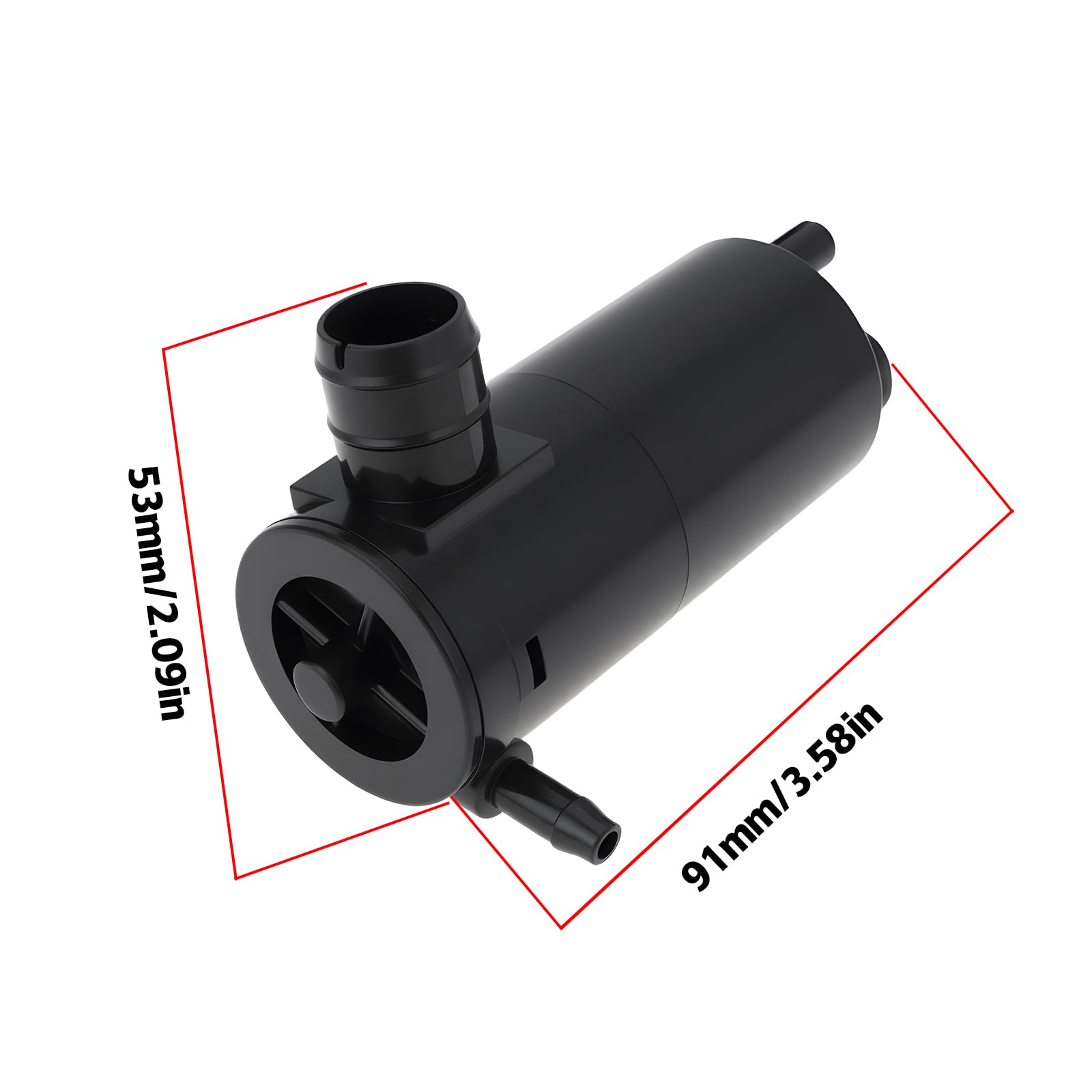 EMSea Pompa spryskiwacza przedniej szyby 85330-02080 kompatybilna z Toyota Corolla 2019-On, 8533002080 85330-02080