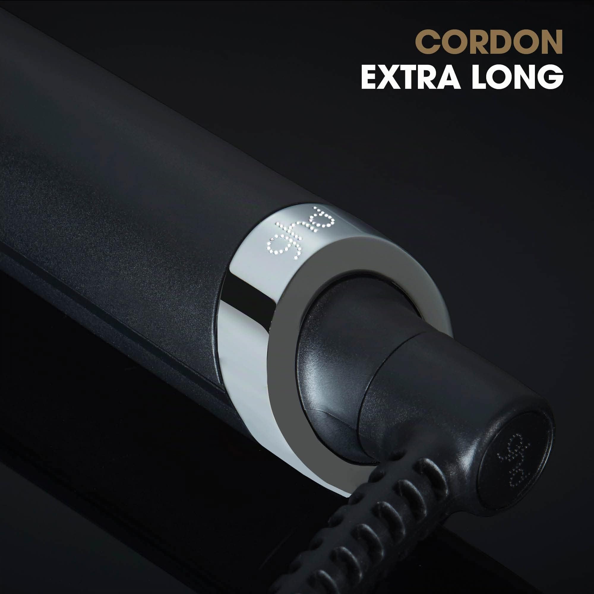 ghd - Boucleur ghd Creative Curl Wand - Boucleur professionnel (Noir) - Créez des boucles en 5 à 8 secs pour une tenue 24H - Wavy naturel facile, rapide - Idéal pour tous types de cheveux