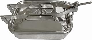 LGXEnzhuo Stainless Steel Manhole Cover Pressure Rectangular Manhole Cover 17x13inch(430x330mm) Tank Manway Door Pipe Fitting Sanitary