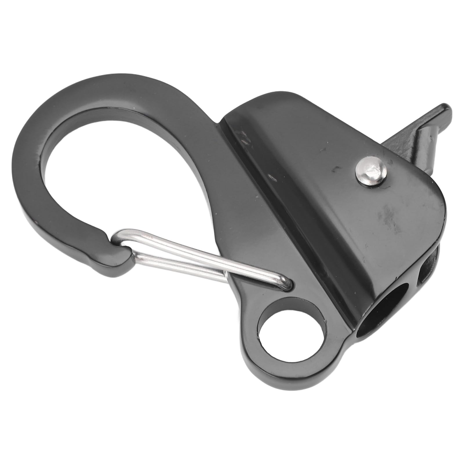 4PCS Spring Snap Attach Rope Hook 3/8-5/8in Opening 316 Stainless Steel Quick Threading Boat Spring Snap Hook