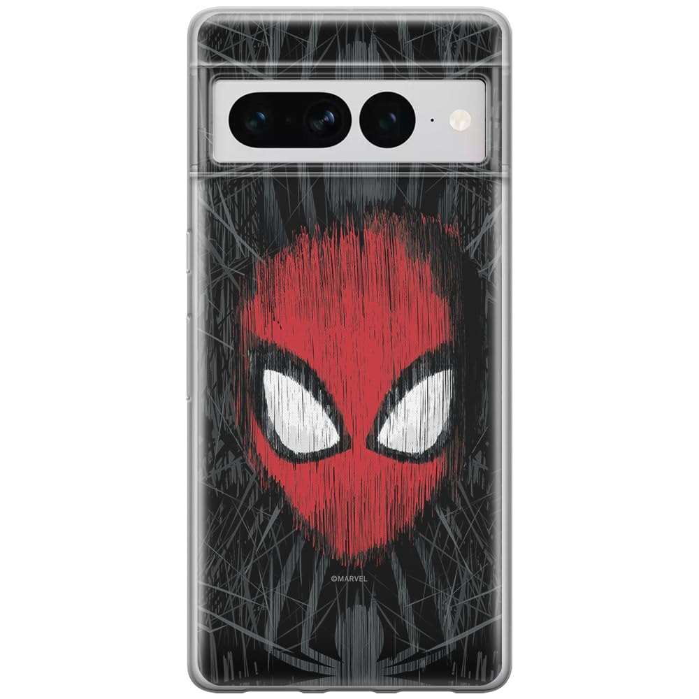 ERT GROUP mobile phone case for Google PIXEL 7 PRO original and officially Licensed Marvel pattern Spider Man 002 optimally adapted to the shape of the mobile phone, case made of TPU