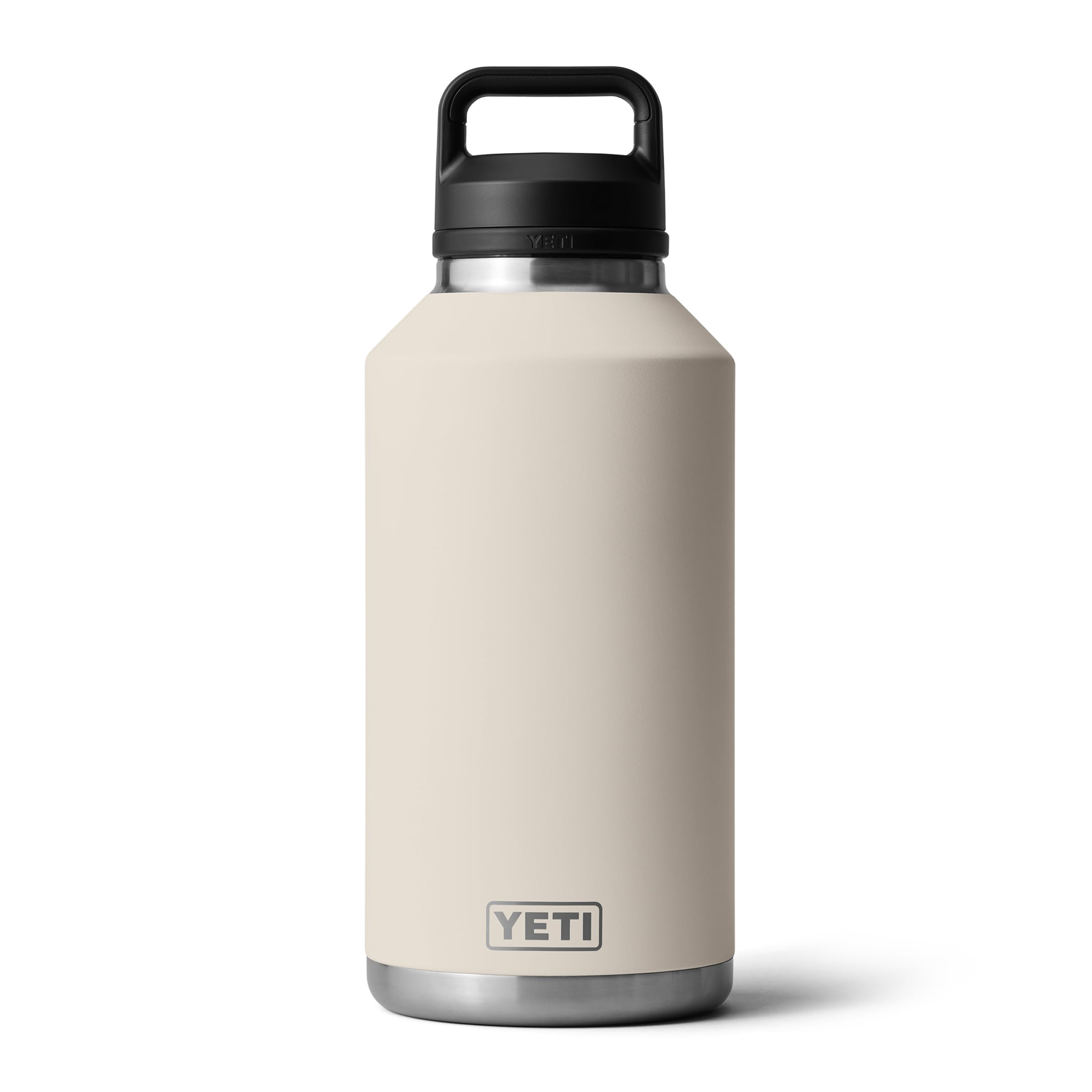 YETI Rambler 64 oz Bottle, Vacuum Insulated, Leakproof, Stainless Steel with Chug Cap, Cape Taupe