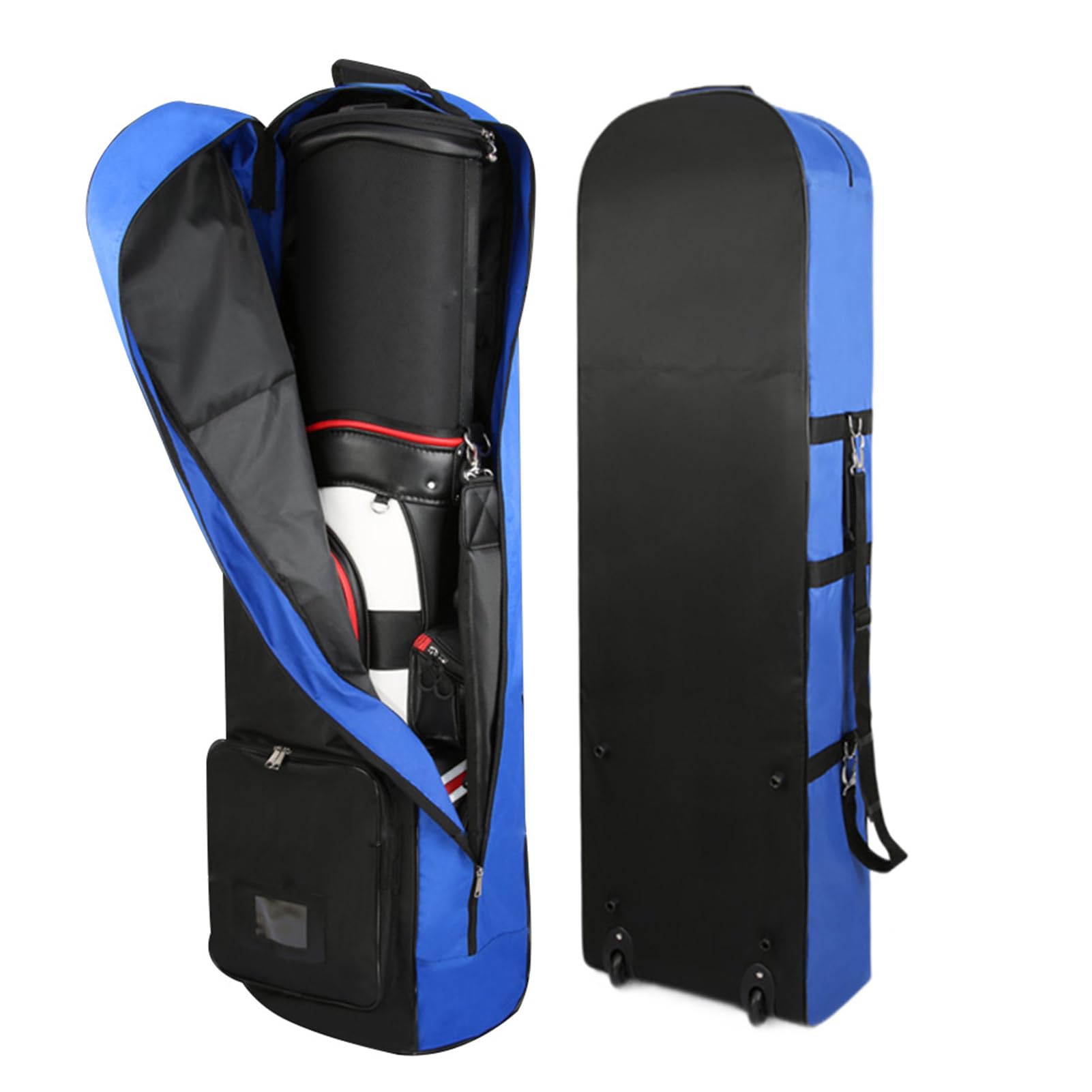 Bolsa de Viaje Acolchada de Golf Con Ruedas - Impermeable, Plegable, Con Bolsillo para Accesorios y Funda Protectora de Transporte