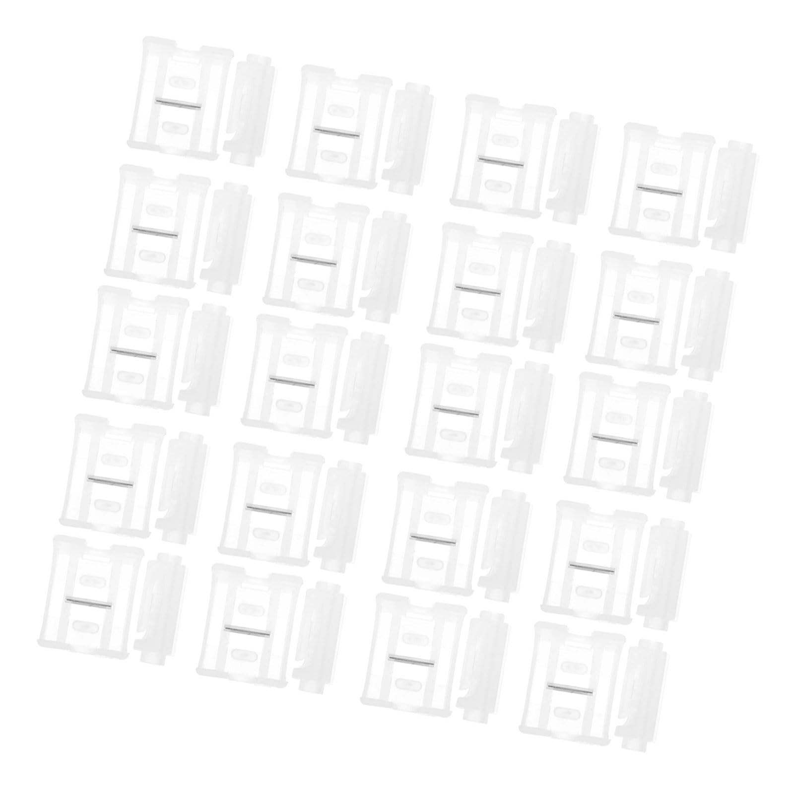 Limtula Blind Cord Holder Window Blinds Mounting Bracket 20Pcs Blind Brackets with 1 Blinds Cord Winder Set for Kindergarten Holder