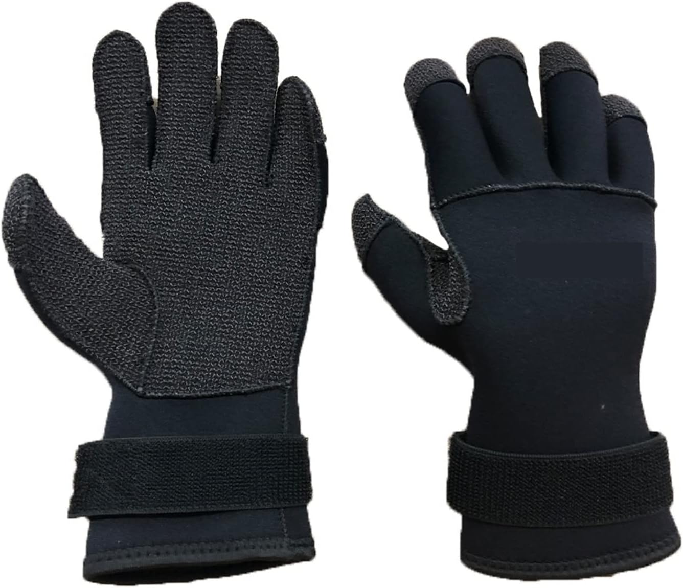 Dive Gloves, Diving Gloves 3mm Underwater Non-Slip Spearfishing Equipment Adjustable Black,for Snorkeling Surfing