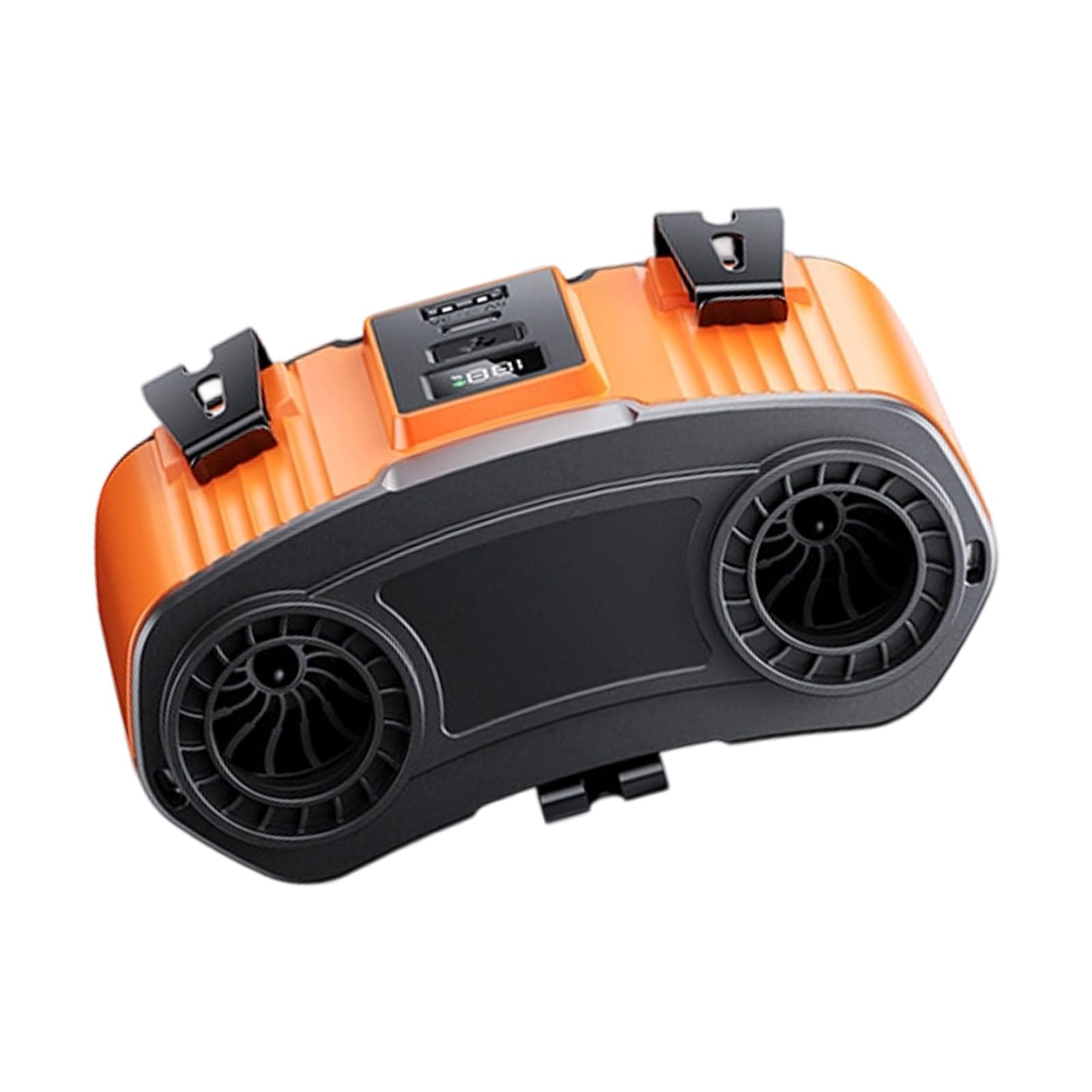 Uqezagpa A Uqezagp Rechargeable Waist Fan 10 Speed Portable Clip-On Cooling Fan For Outdoor Camping Hiking Fishing Djustable Speed Waist Clip
