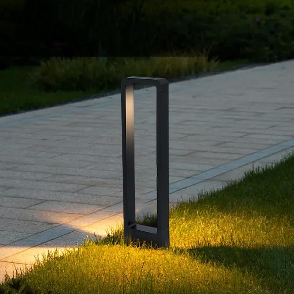KXEcoLife LED Pathway Lights Outdoor,LED Waterproof Aluminium Garden Stake For Path, Walkway, Driveway, Yard, Patio, Decor Modern Outdoor Bollard Lighting,40 * 16 6CM