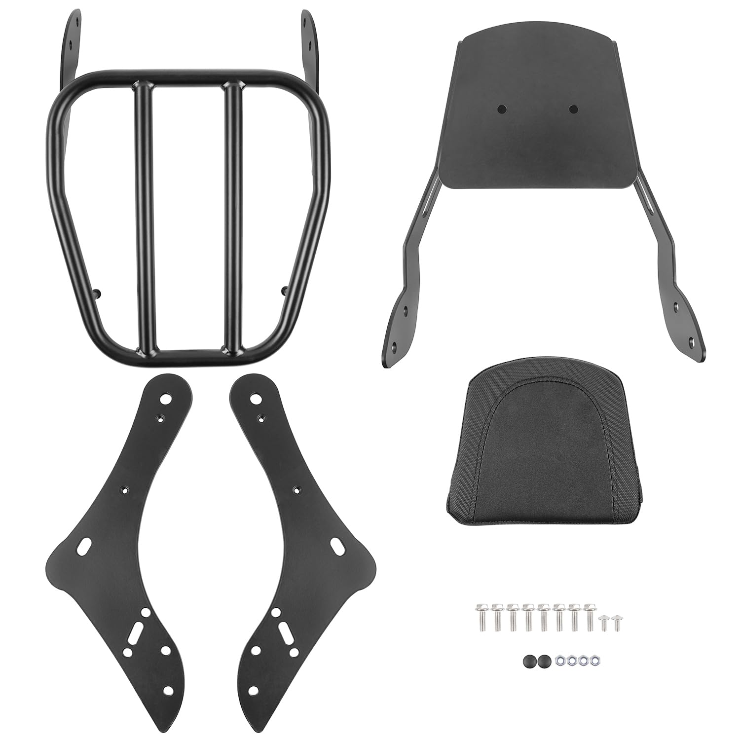 Sissy Bar - Schienale posteriore per moto, rimovibile, compatibile con Vulcan S 650 VN650 EN650 2015-2022 16 17 18 19 20 21