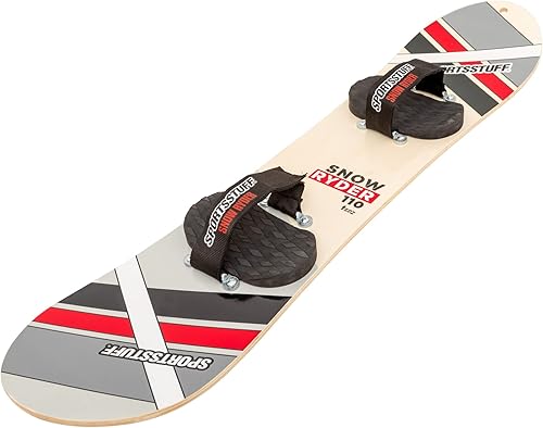 Vista 6 de SportsStuff Snow Ryder - Tabla de snowboard de madera dura, para principiantes, varios tamaños