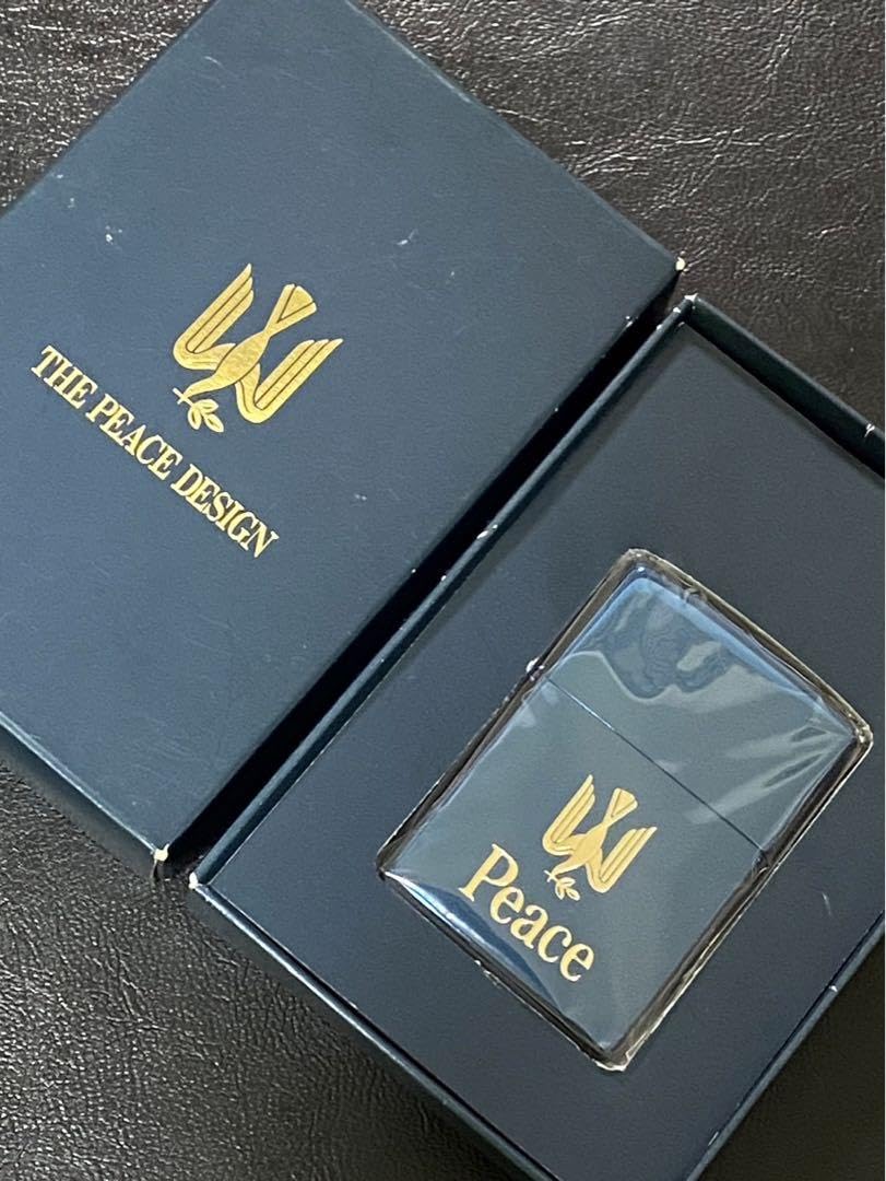 ZIPPO/ジッポー THE PEACE DESIGN ピース デザイン ブルーチタン 