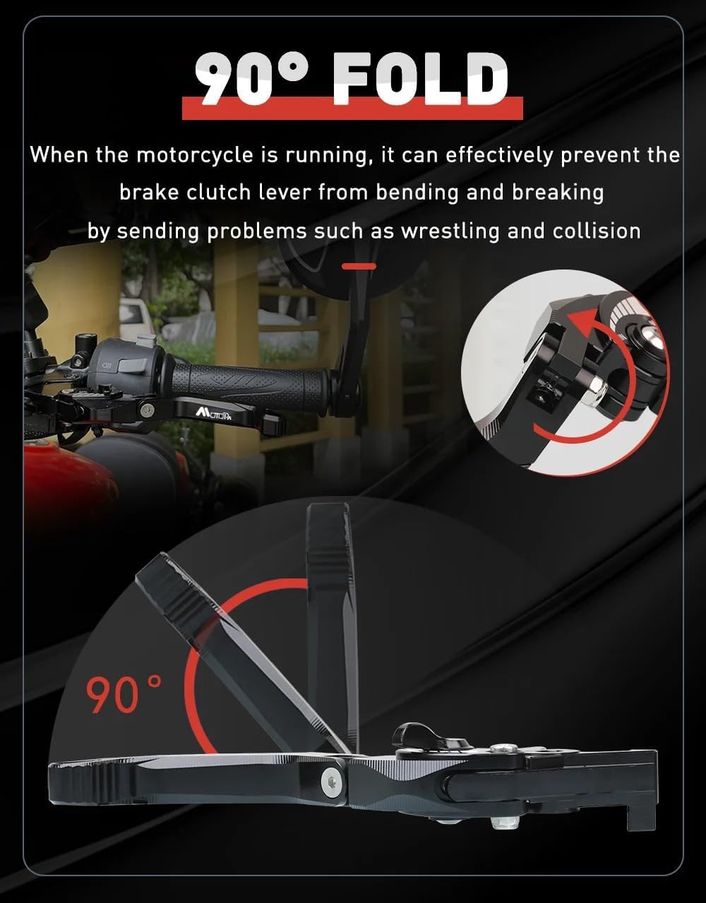 バイク用クラッチブレーキレバー ヴォーグ SR4 最大 SR4MAX 2022