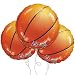 Basketball 18" Mylar Balloon 3pk