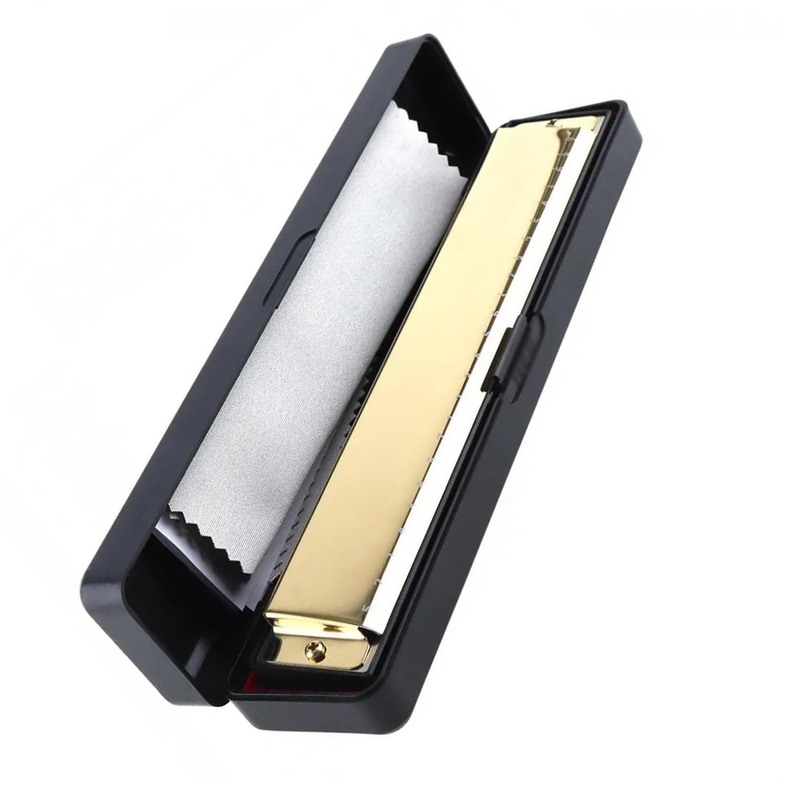 armonica a bocca Strumenti Musicali Per Armonica A Bocca Per Arpa In Oro 24 Fori 8K Titanio Armonica Tremolo Chiave Tono C