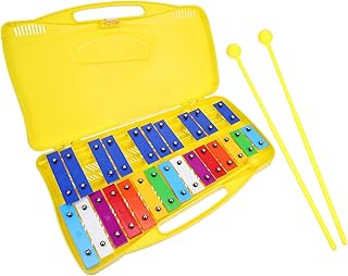 YARNOW 1Juego Xilófono De Percusión Infantil De Notas Con Placas De Hierro Coloridas Juguete Musical Seguro y Duradero Para Desarrollar Ritmo Pequeños