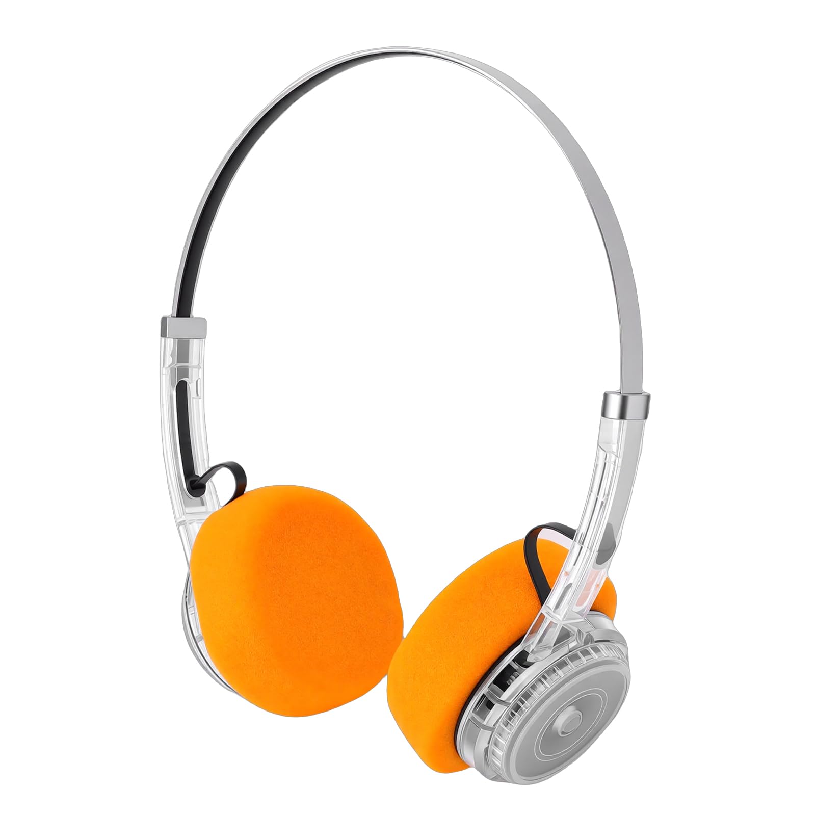Tosuny Cuffie Bluetooth 6.0 retrò Dal Suono Coinvolgente con vestibilità Personalizzabile per attività All'aperto Fascia in Metallo Leggero